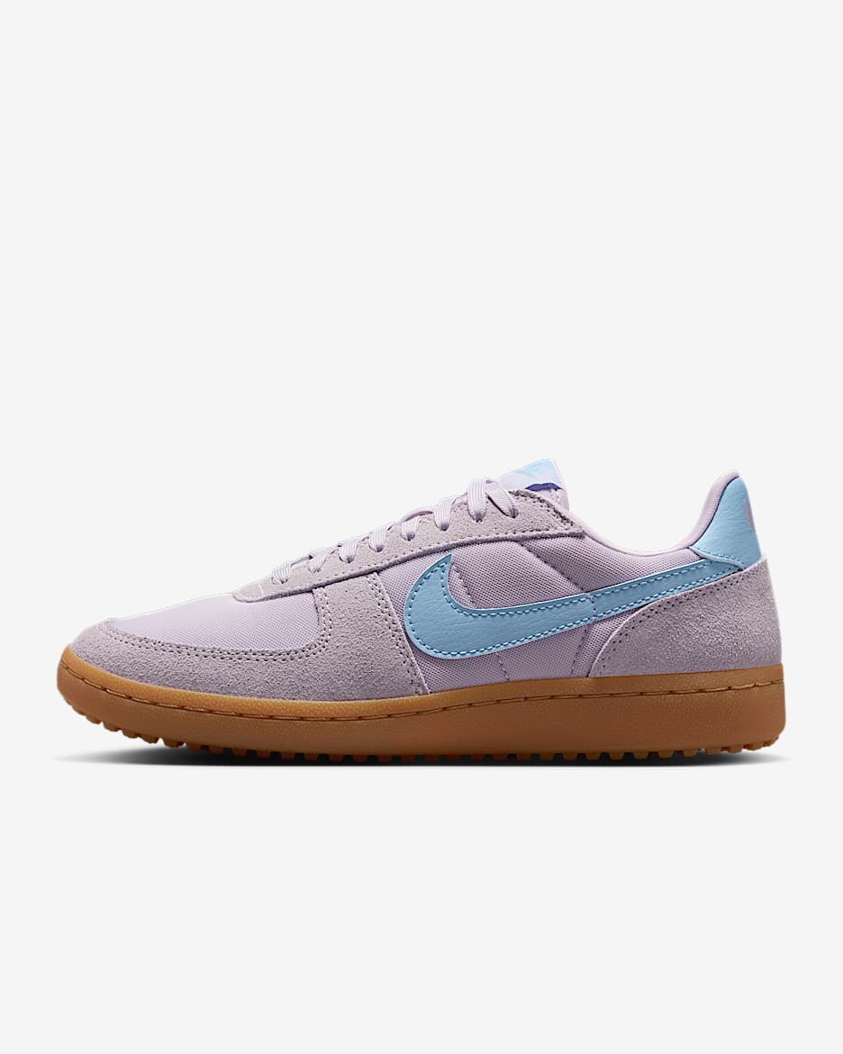 Nike Field General 女子薄底运动鞋 - 粉紫/橡皮浅褐/心灵蓝