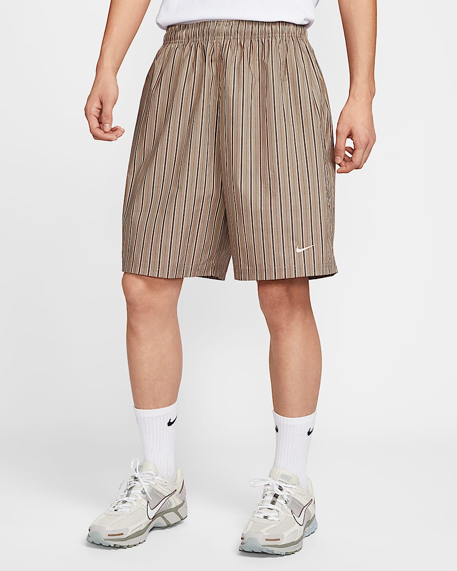 Nike Sportswear 男子印花梭织短裤 - 卡其