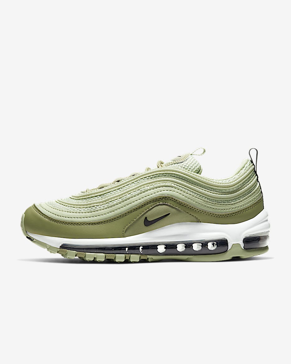 Nike Air Max 97 女子运动鞋 - 浅橄榄绿/灰橄榄绿色/黑