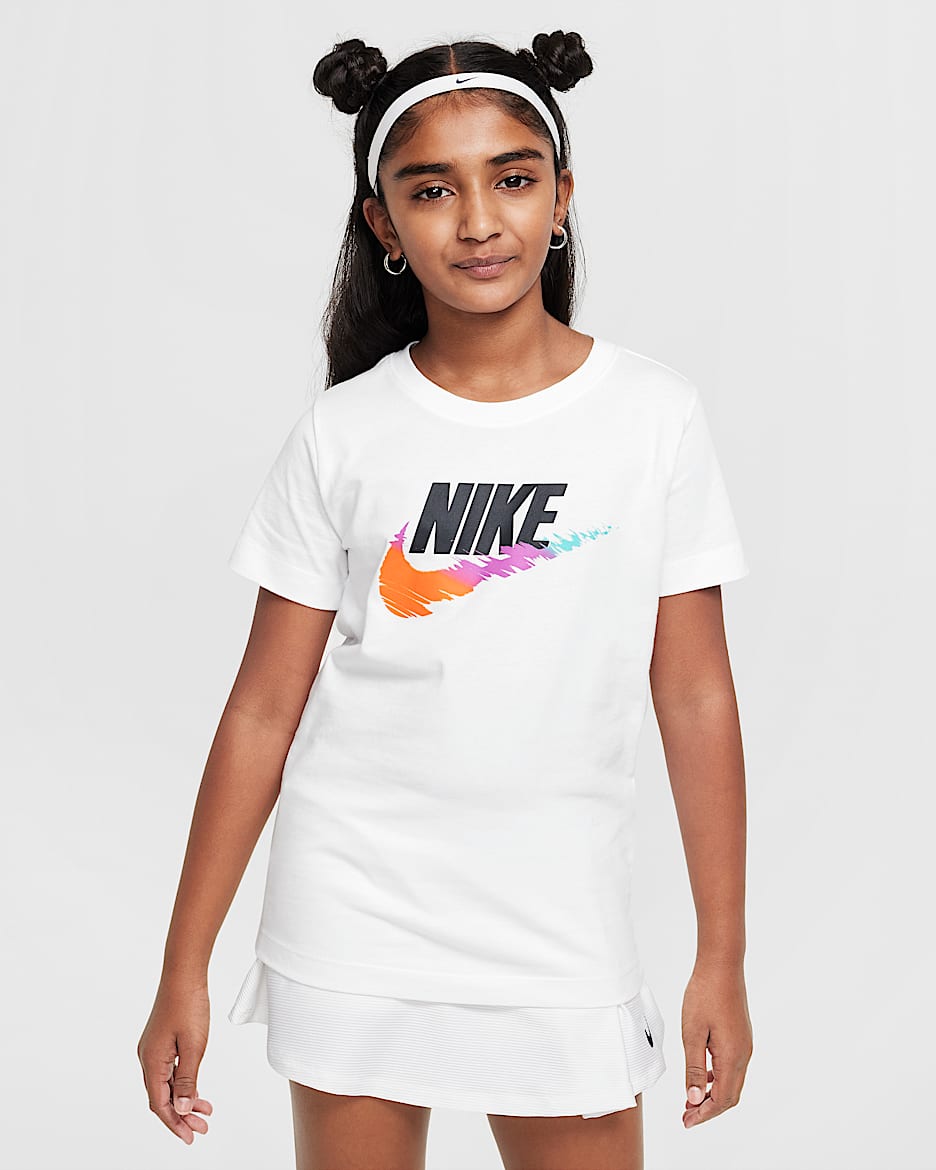 Nike Sportswear 大童T恤 - 白色