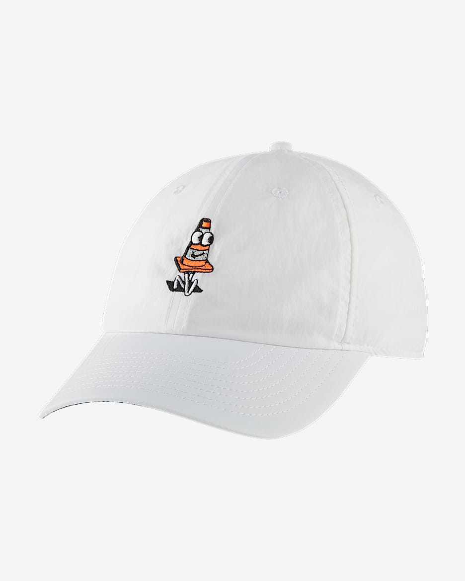 Nike SB Flatbill 滑板运动帽 - 白色/黑