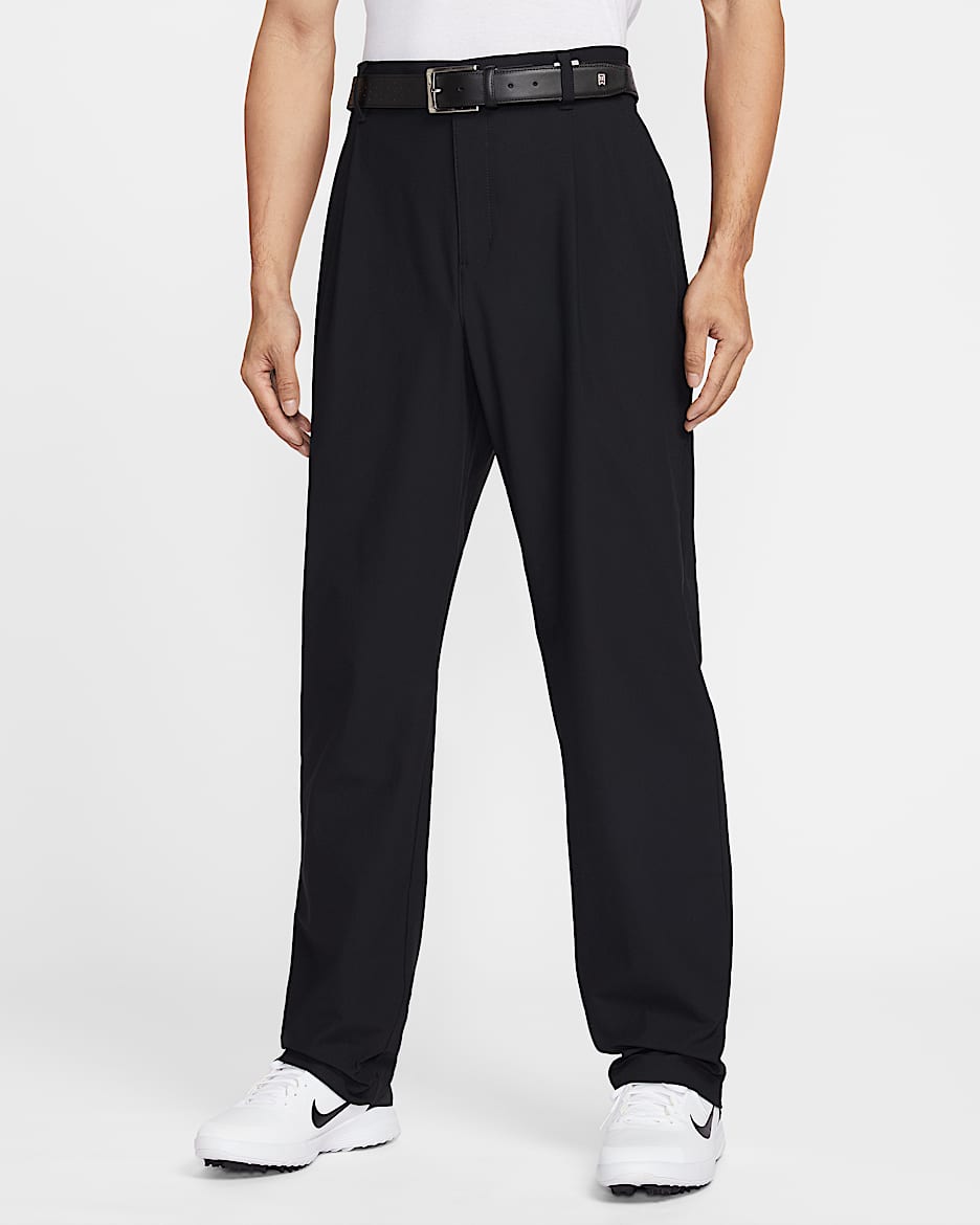 Nike Par Dri-FIT 男子防晒速干高尔夫长裤 - 黑/黑/黑
