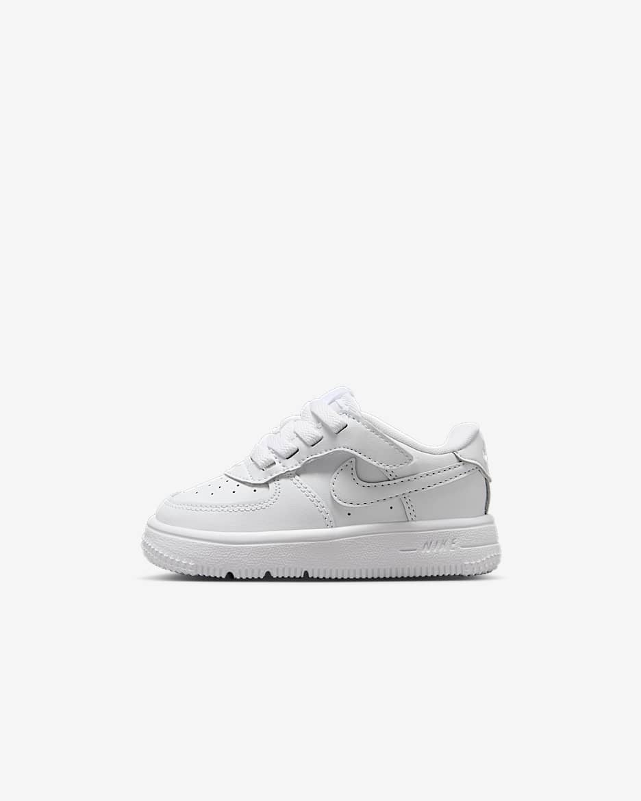 Nike Force 1 Low EasyOn 婴童运动鞋 - 白色/白色/白色