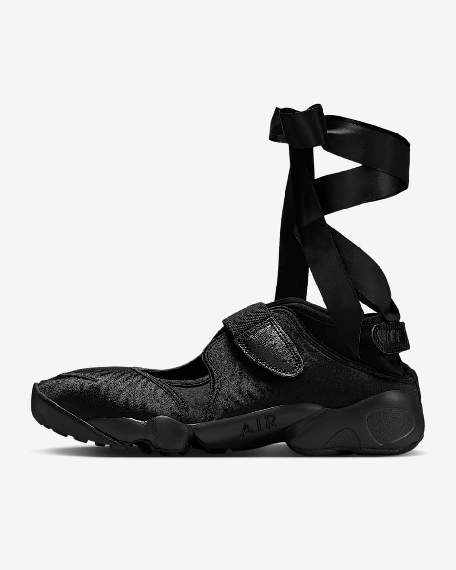 Nike Air Rift 耐克忍者鞋女子运动鞋 - 黑/黑/黑