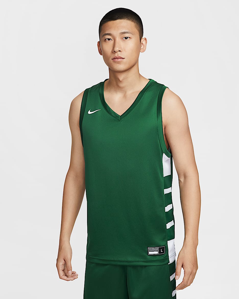 Nike Dri-FIT Elite Power 男子速干球衣 - 暗队绿