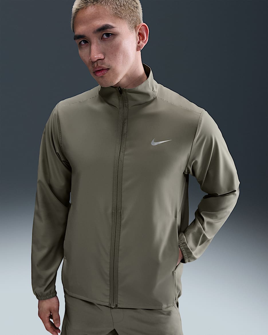 Nike Form Dri-FIT 男子透气速干百搭夹克 - 浅军绿
