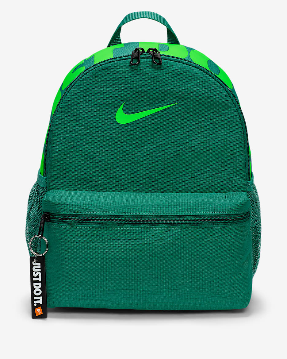 Nike Brasilia JDI 儿童双肩包 - 噪音绿/噪音绿/冲击绿