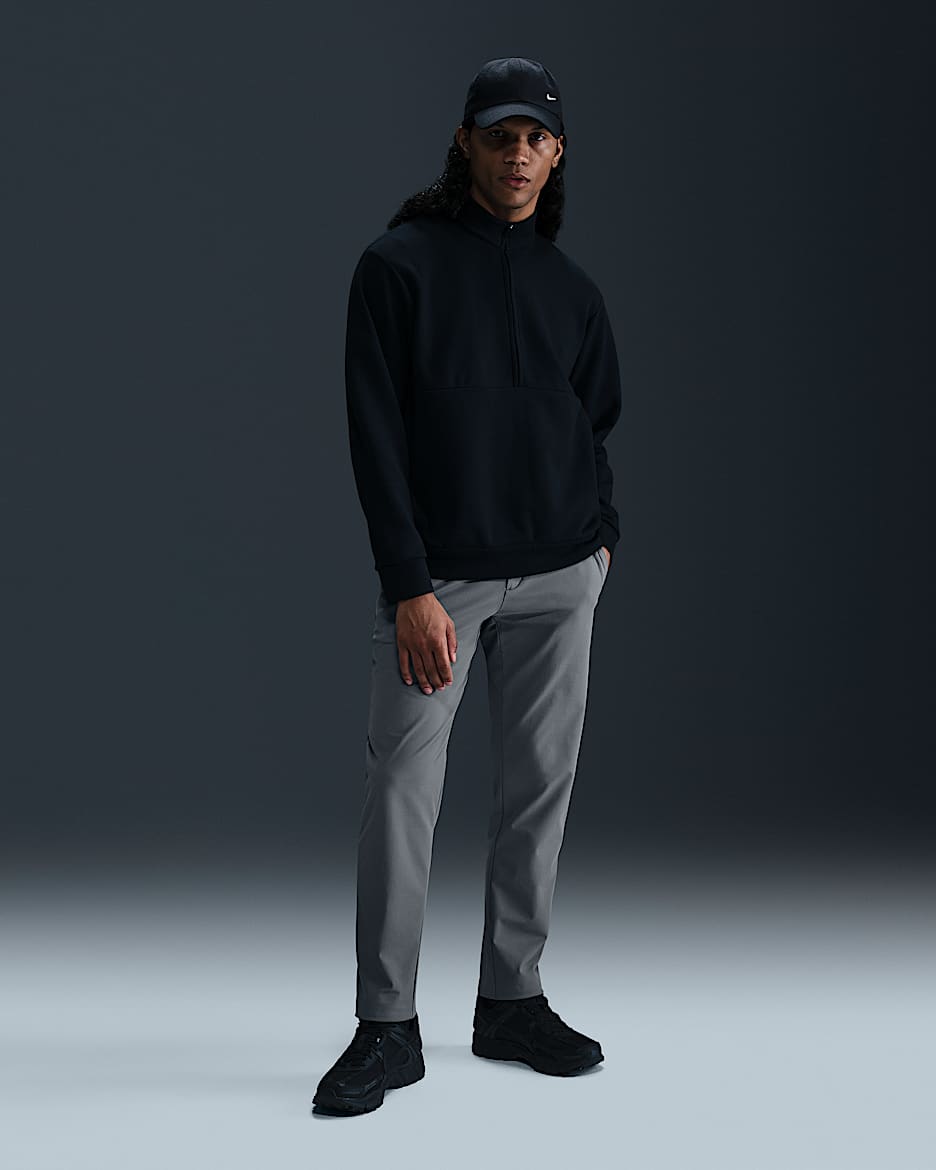 Nike 24.7 PerfectStretch Dri-FIT 男子防晒速干修身长裤 - 烟灰/黑/纳米灰