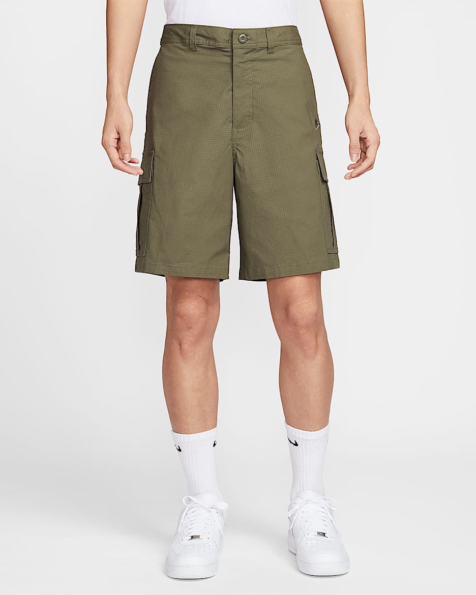 Nike Club 男子复古梭织工装短裤 - 中橄榄绿/中橄榄绿