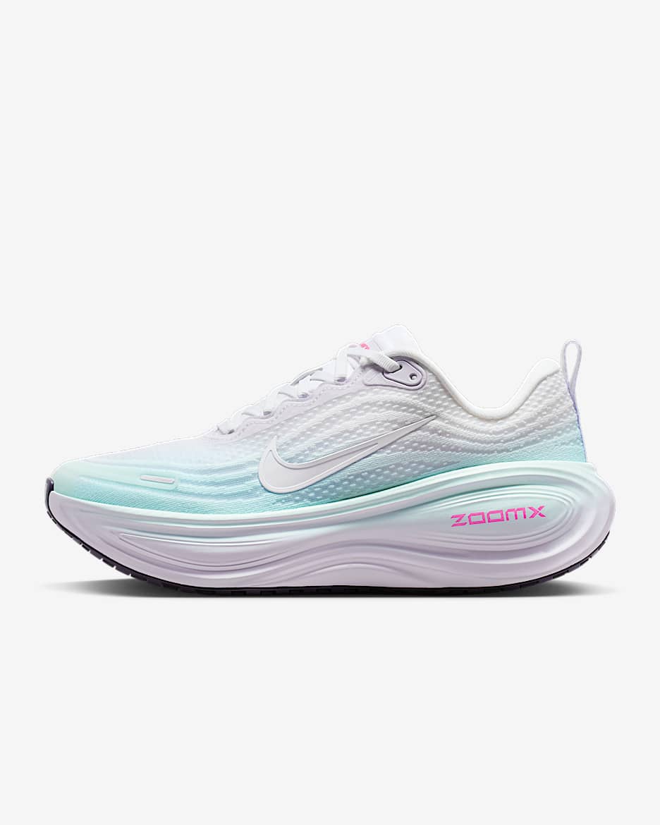 Nike Vomero Plus 耐克超级迈柔女子公路跑步鞋 - 白色/多色/冰川蓝/乌紫