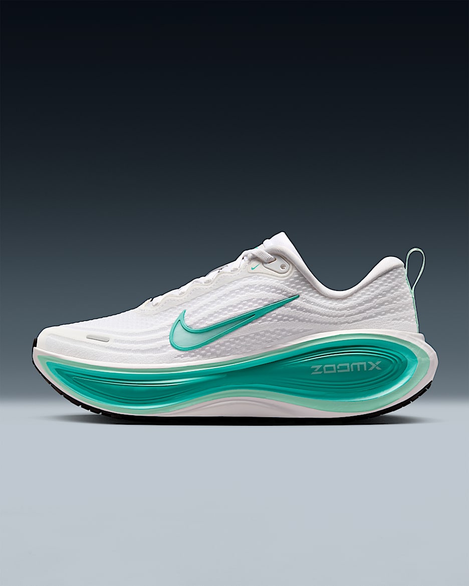 Nike Vomero Plus 耐克超级迈柔女子公路跑步鞋 - 白色/泡沫薄荷绿/水洗水鸭青/漂白宝石绿