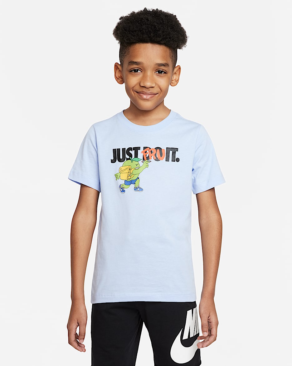 Nike Sportswear 大童T恤 - 浅海蓝