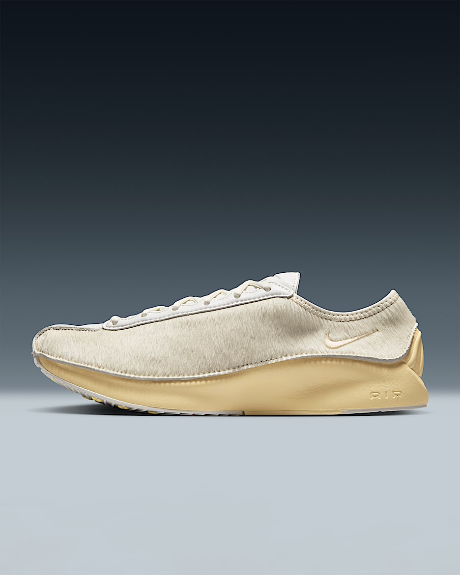 Nike Air Superfly LX Pony Hair Leather 女子运动鞋 - 帆白/柔黄/棉布白