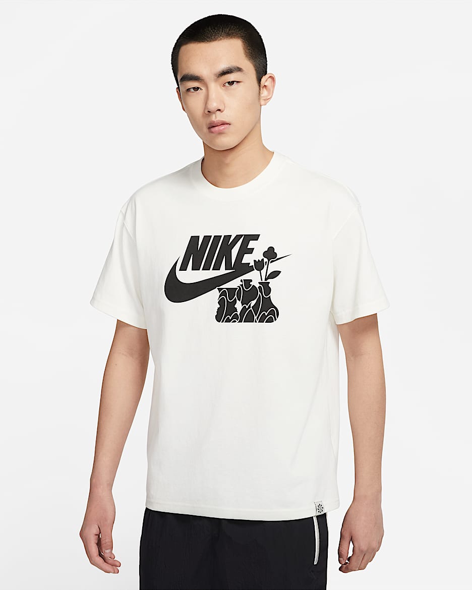 Nike Sportswear 男子T恤 - 帆白