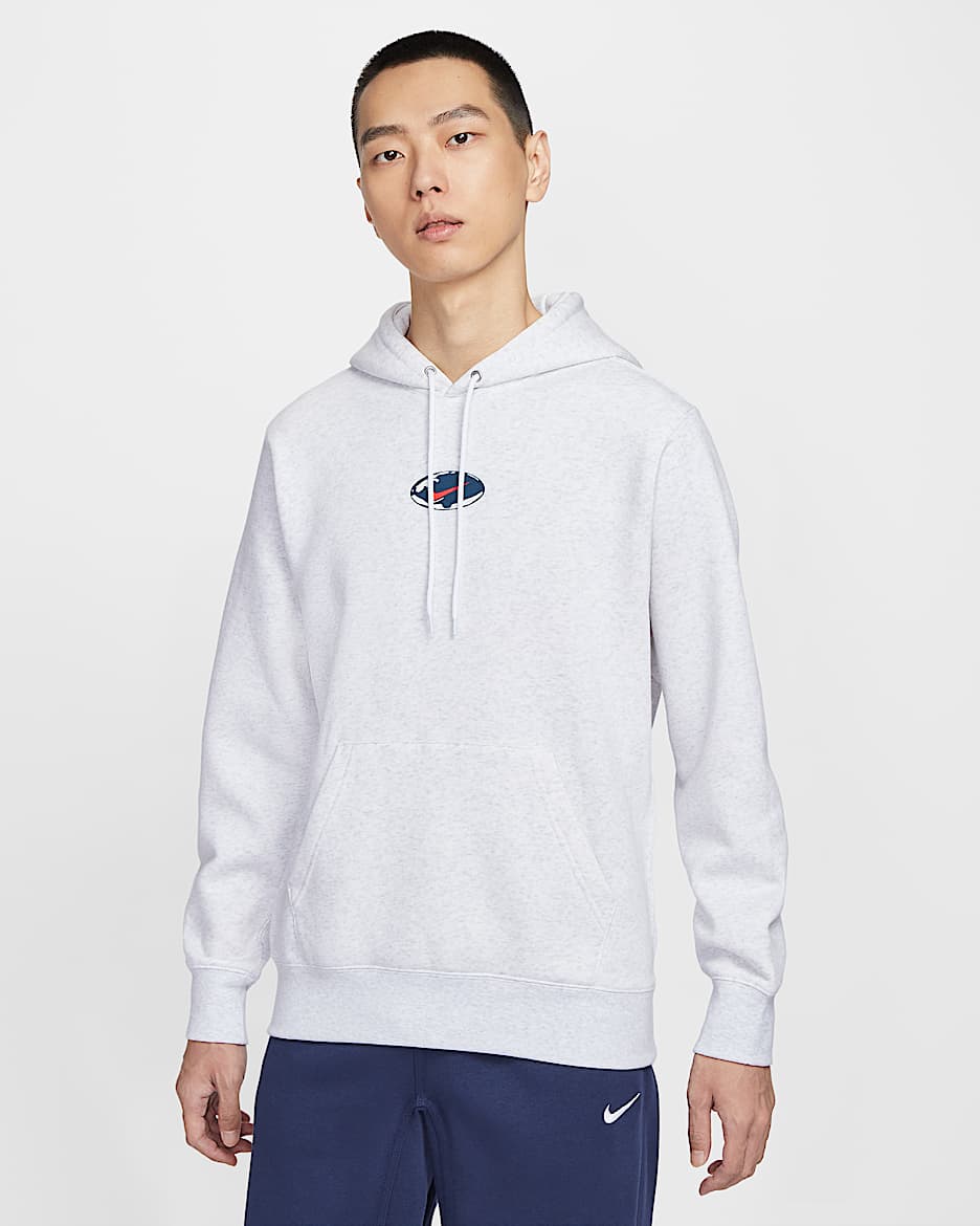 Nike Sportswear Club 男子加绒套头连帽衫 - 调色桦树色