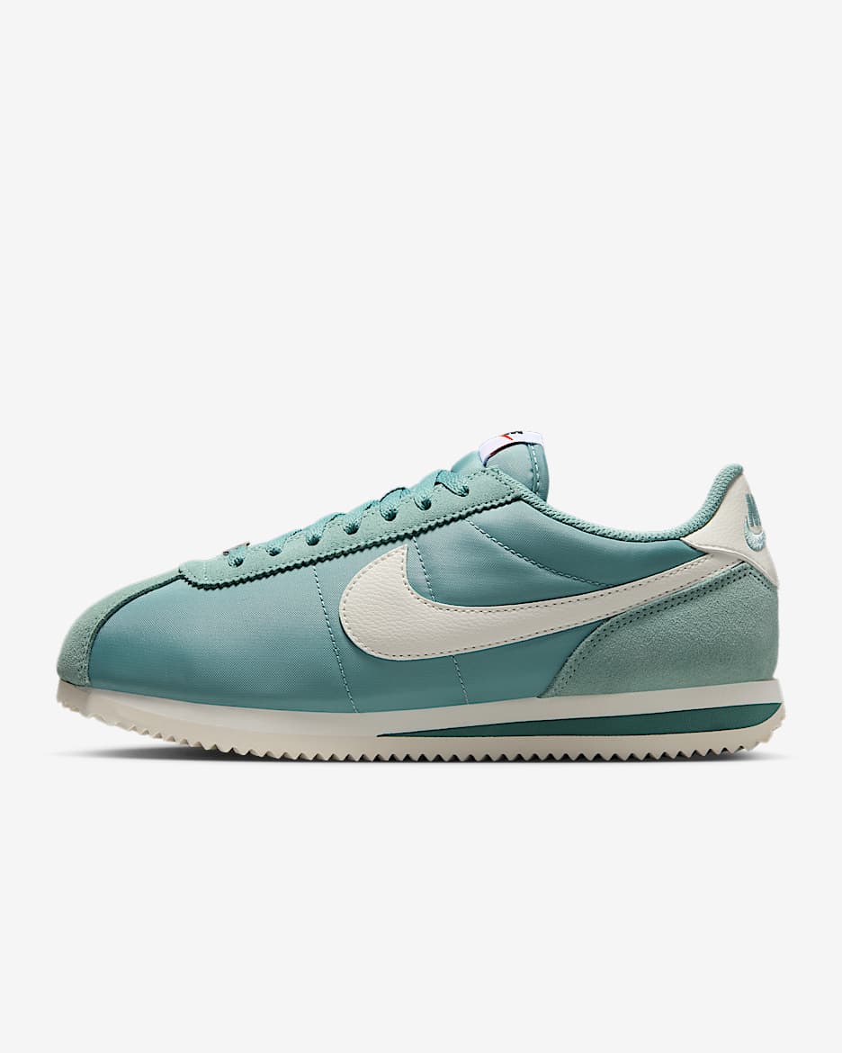 Nike Cortez Textile 郑钦文同款女子复古运动鞋 - 大炮灰/石膏色/帆白
