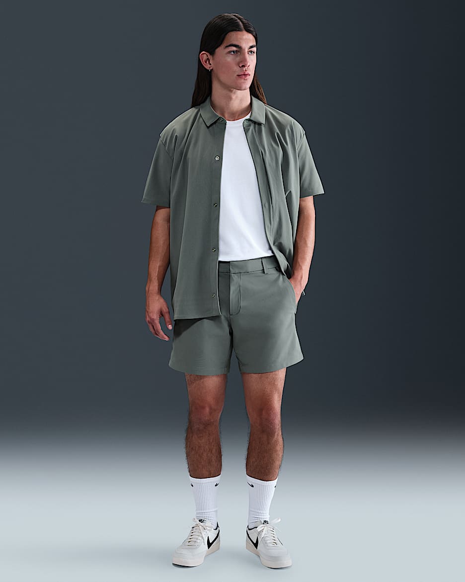Nike 24.7 PerfectStretch Dri-FIT 男子速干短裤 - 烟灰/黑/纳米灰