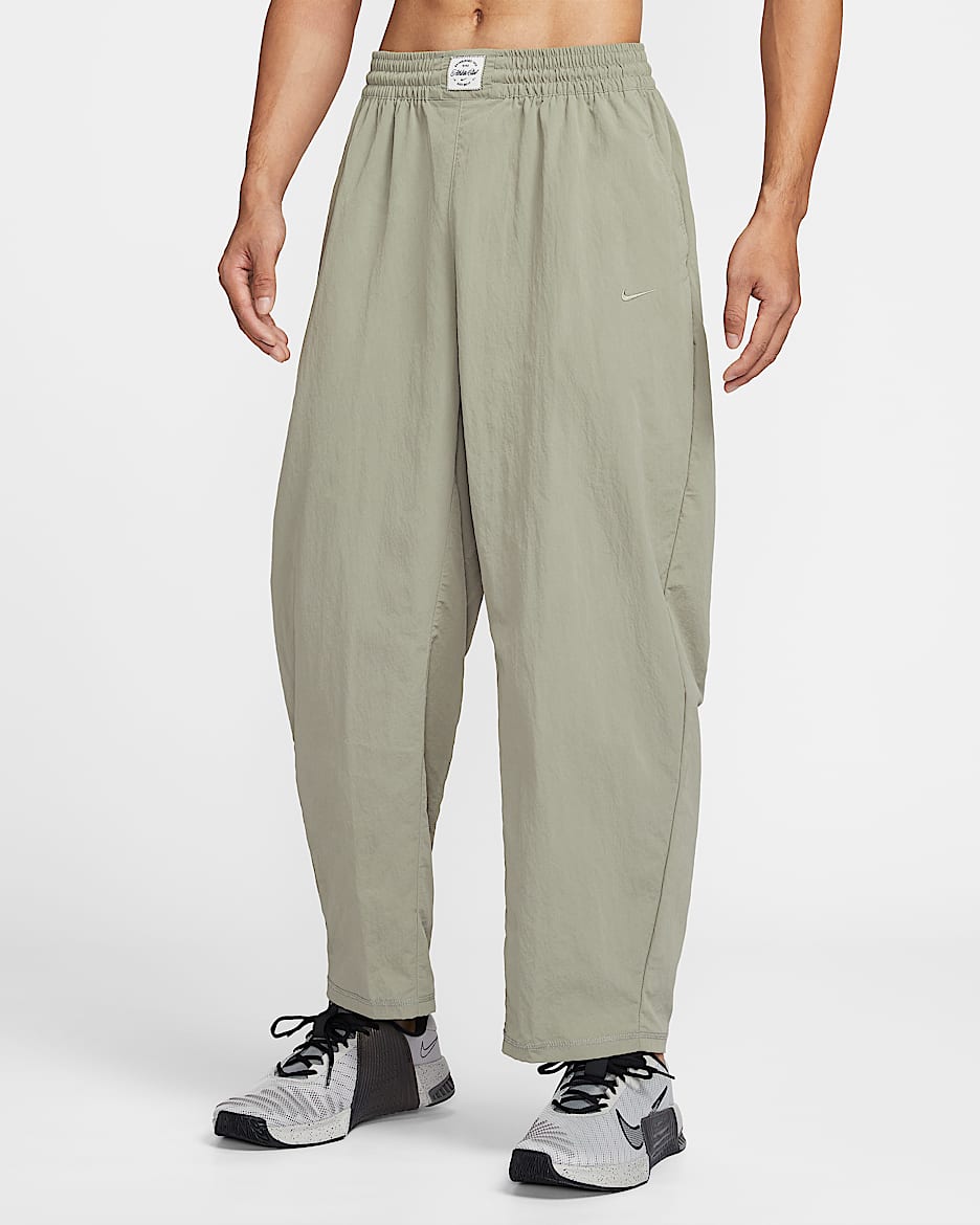 Nike N.A.C. Dri-FIT 男子速干梭织训练长裤 - 浅军绿/淡象牙白/浅军绿