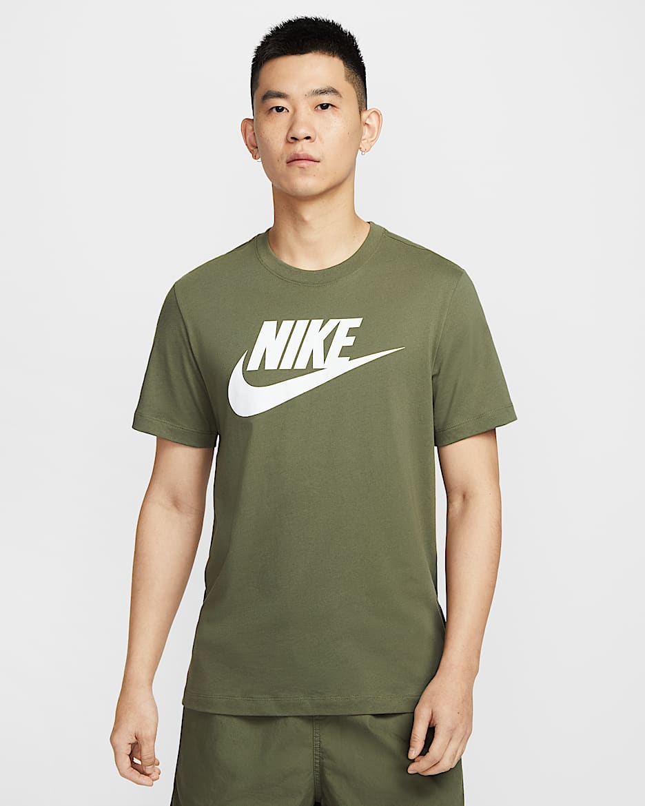 Nike Sportswear 男子T恤 - 中橄榄绿