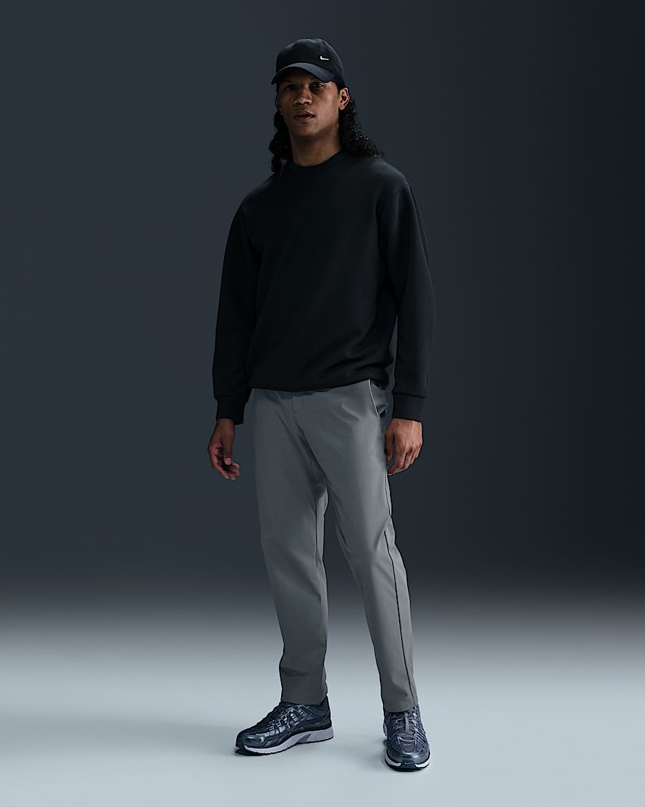 Nike 24.7 PerfectStretch Dri-FIT 男子多口袋防晒速干长裤 - 烟灰/黑/纳米灰