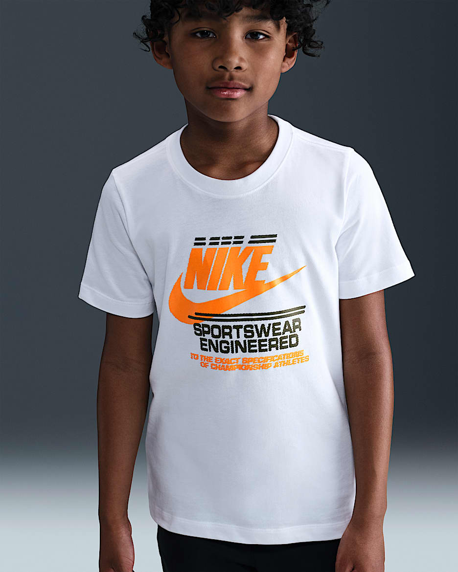 Nike Sportswear 大童T恤 - 白色