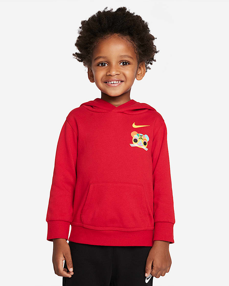 Nike 婴童套头连帽衫 - 健身红