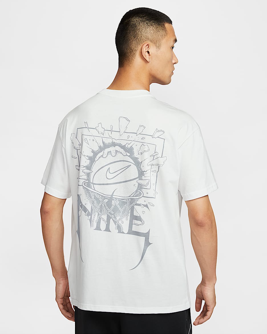 Nike 男子篮球T恤 - 山峰白