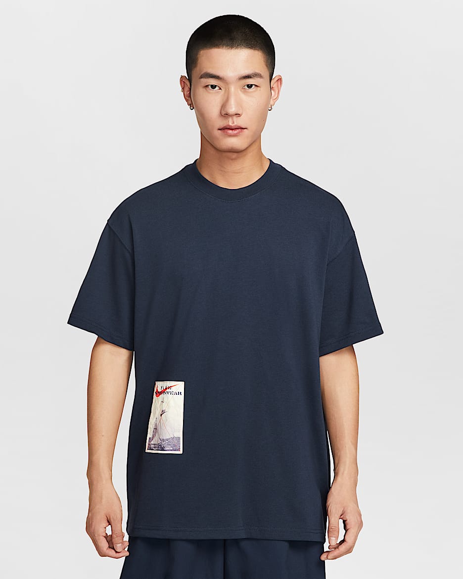 Nike Sportswear 男子T恤 - 黑曜石色