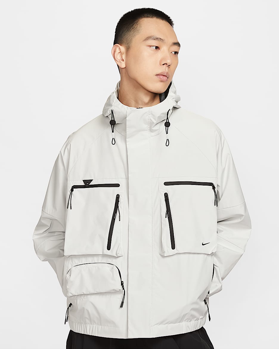 Nike Sportswear Tech 男子防风拒水轻便型夹克 - 山峰白