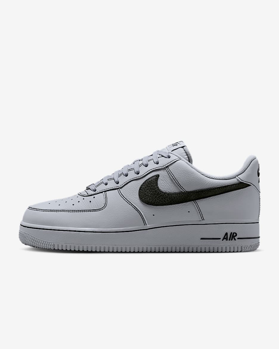 Nike Air Force 1 '07 LV8 男子空军一号运动鞋 - 狼灰/黑