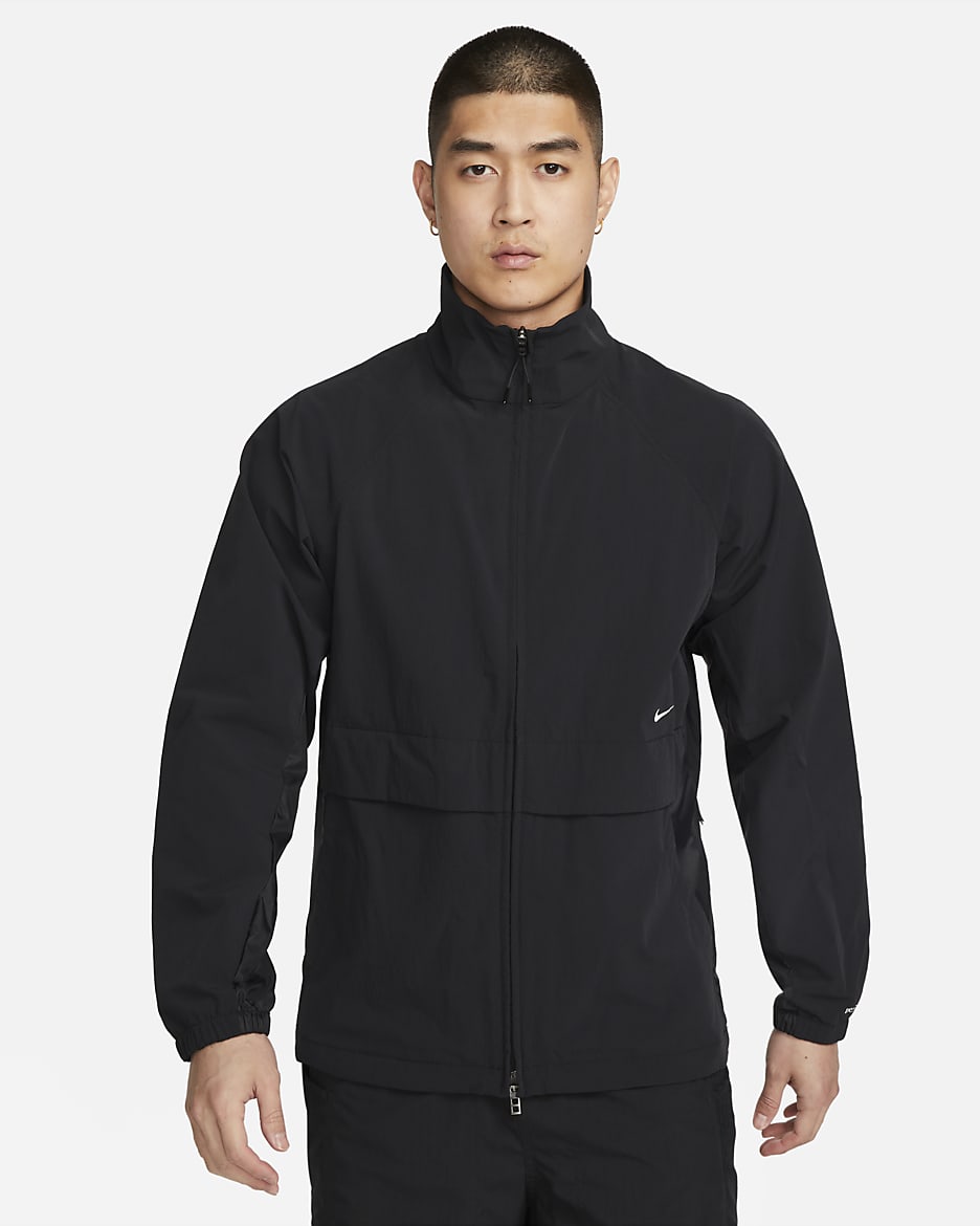 Nike Dri-FIT ADV A.P.S. 男子速干训练夹克 - 黑/白色