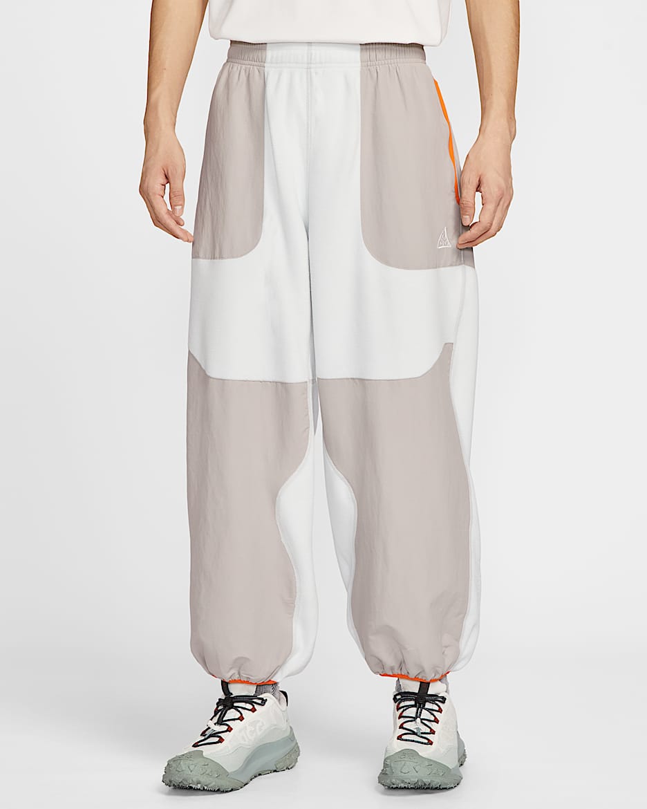 Nike ACG "Wolf Tree" Plus 男子宽松摇粒绒长裤 - 尘光子色/大学灰/明亮紫/山峰白