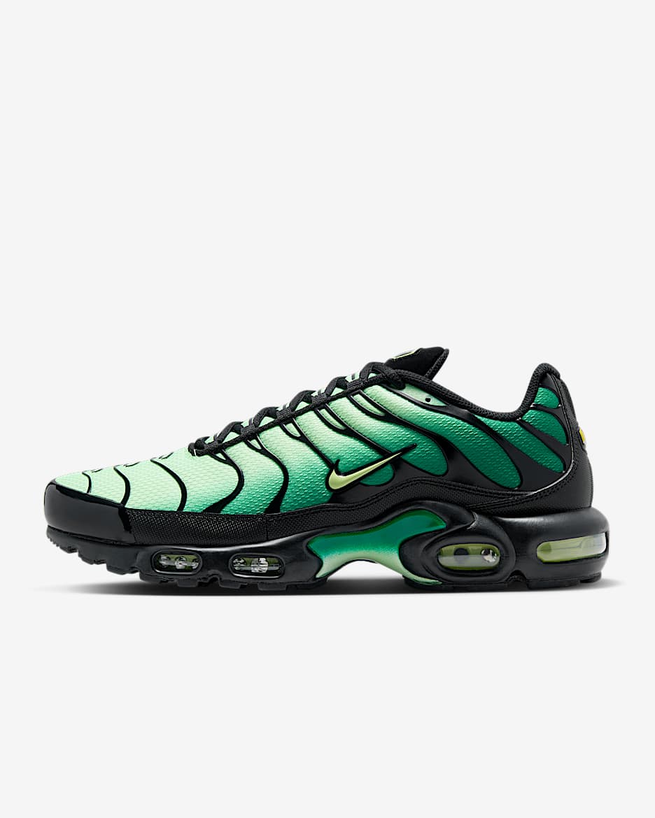 Nike Air Max Plus 男子运动鞋 - 蒸气绿/孔雀绿/黑/浅柠檬黄