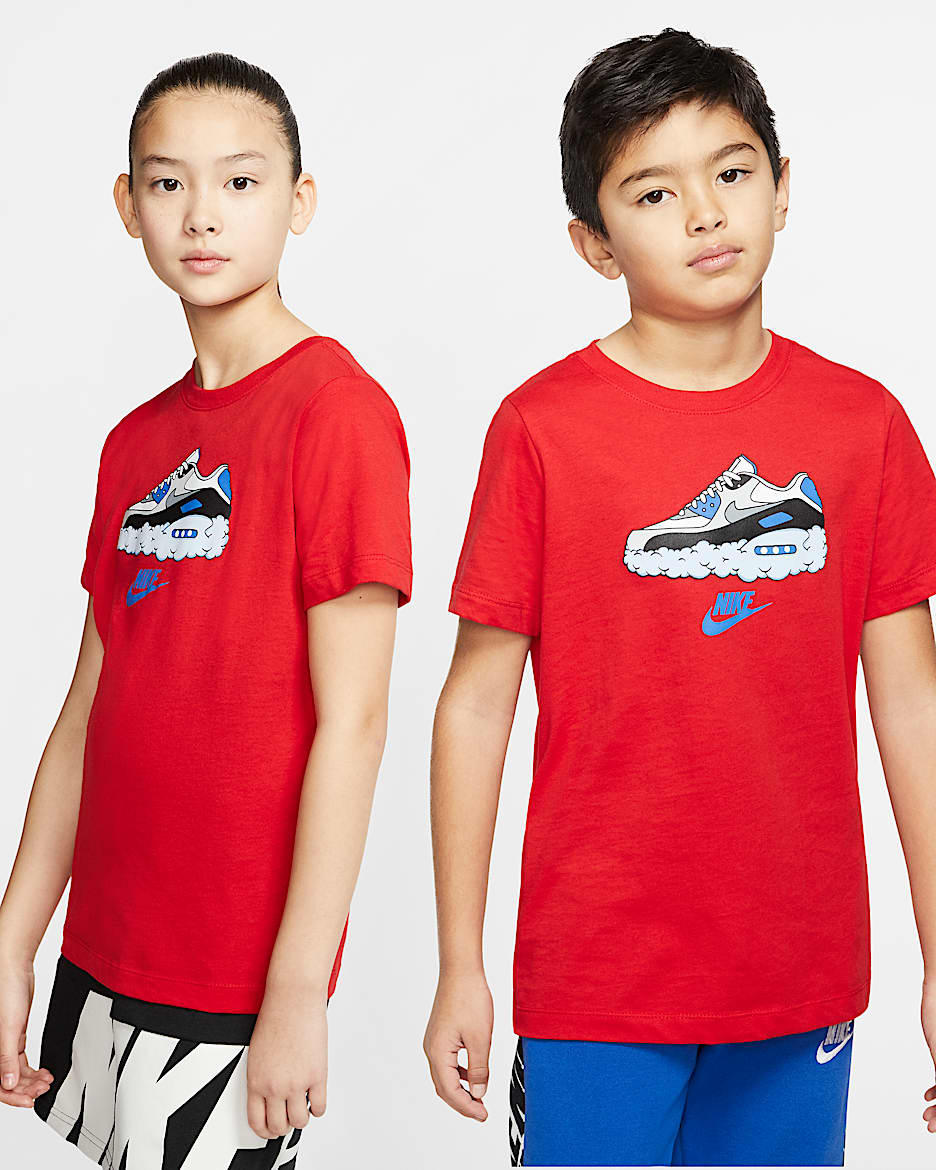 Nike Sportswear 大童（男孩）T恤 - 大学红
