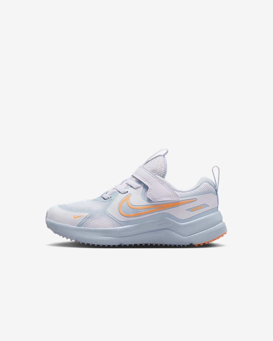 Nike Cosmic Runner 耐克宇宙一号幼童易穿脱运动鞋 - 白色/紫蓝/奶油桃红