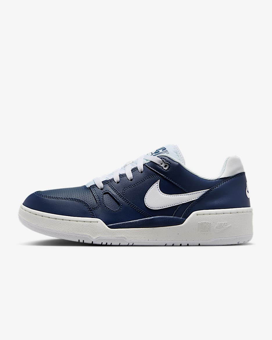 Nike Full Force Low 男子运动鞋 - 深藏青/山峰白/白色