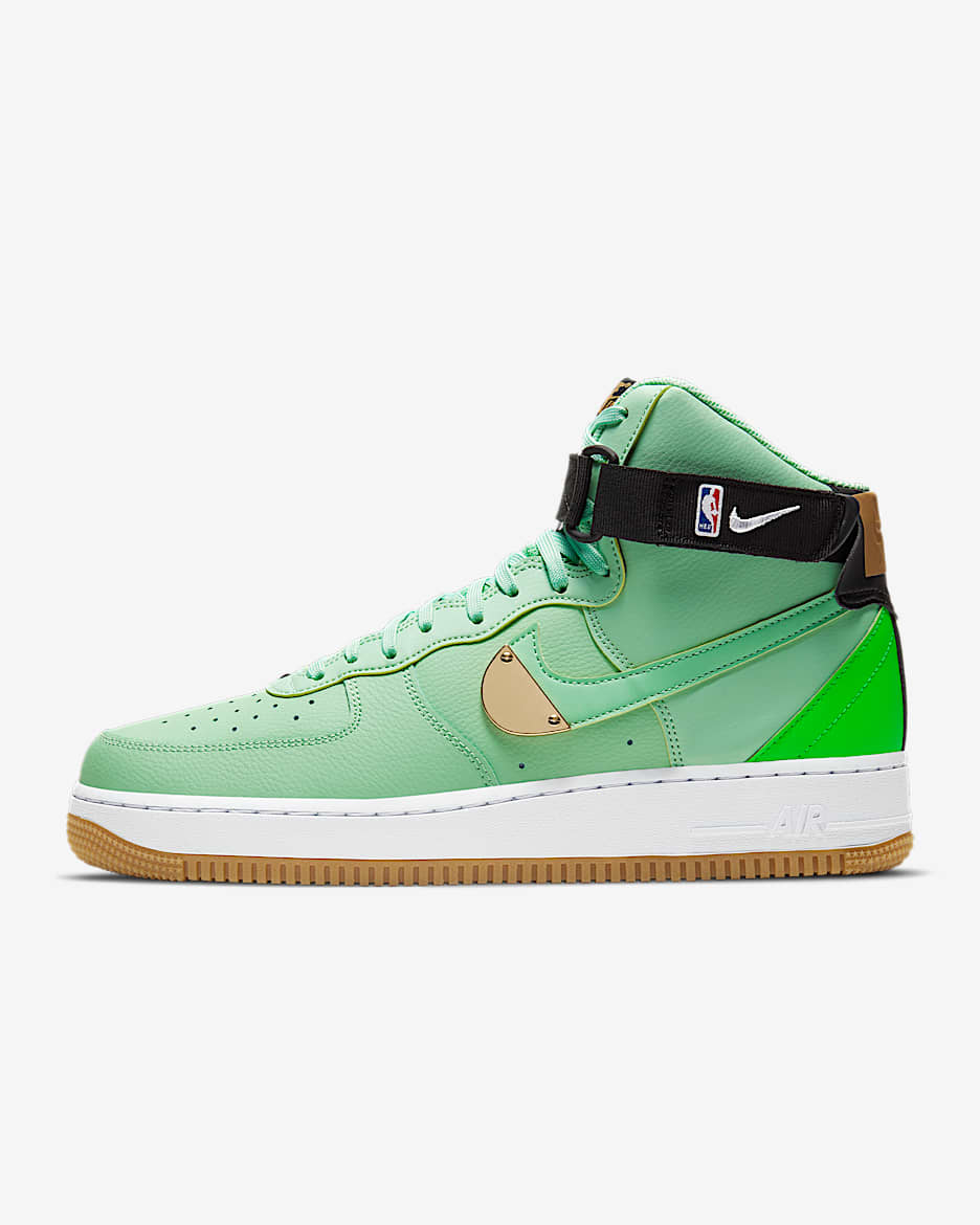 Nike Air Force 1 High '07 LV8 男子运动鞋 - 瓷釉绿/闪亮绿/黑/瓷釉绿