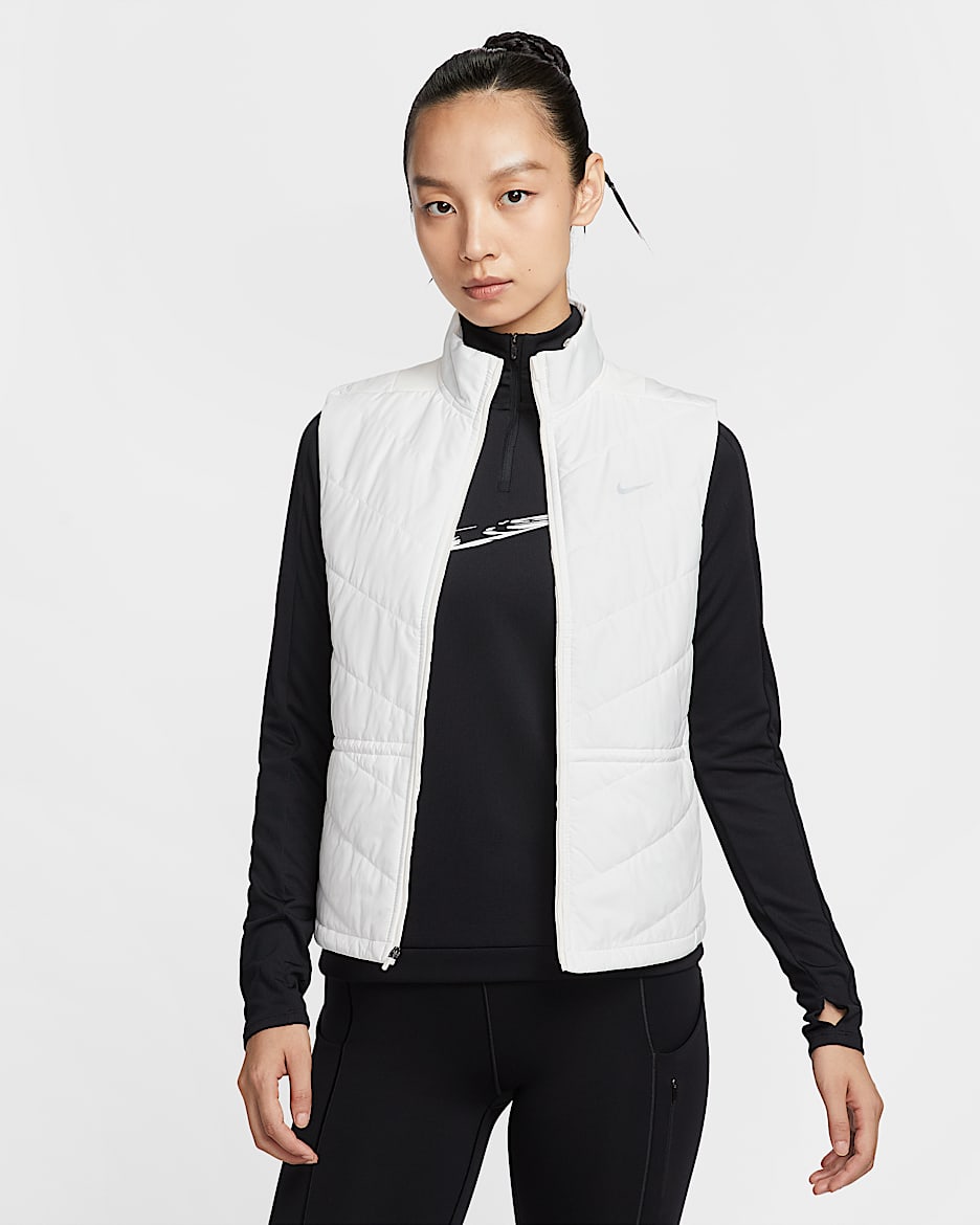 Nike Swift Therma-FIT 女子跑步马甲 - 帆白