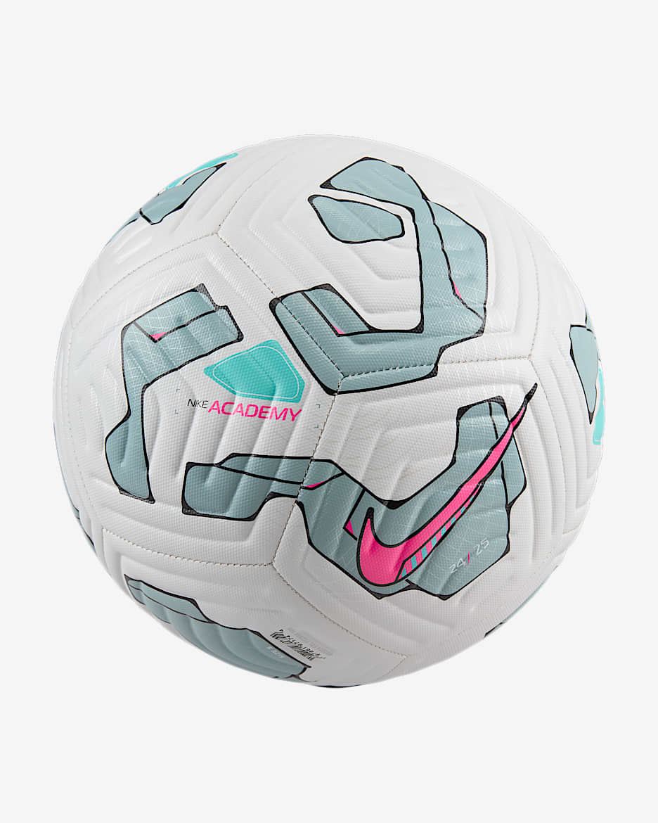 Nike Academy 足球 - 白色/海洋深蓝/爆炸粉