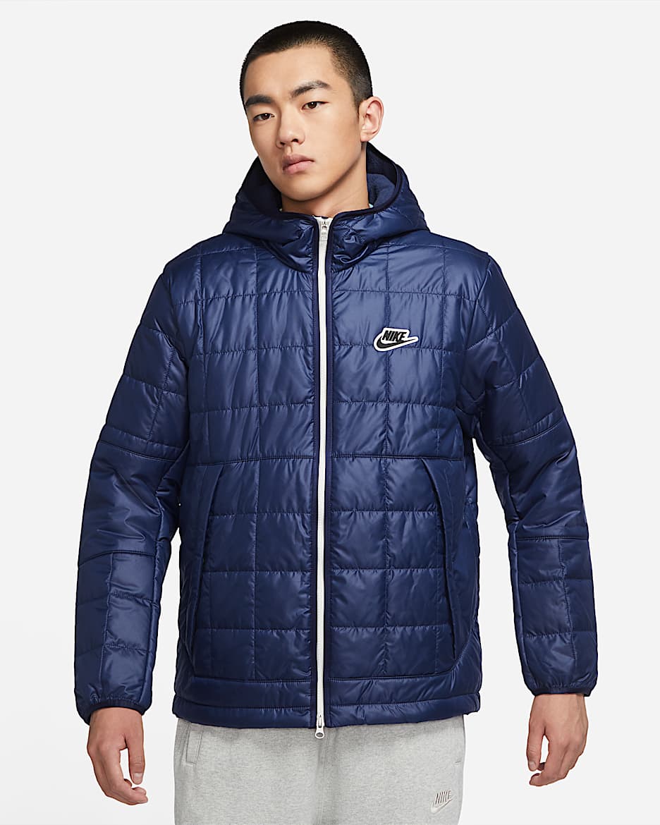 Nike Sportswear 男子保暖加绒里料夹克 - 深藏青/深藏青/深藏青