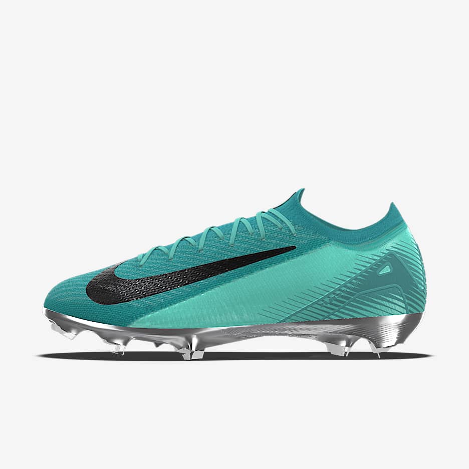Nike Mercurial Vapor 16 Elite By You 耐克刺客系列专属定制人造草地低帮足球鞋 - 黑/铁灰/黑