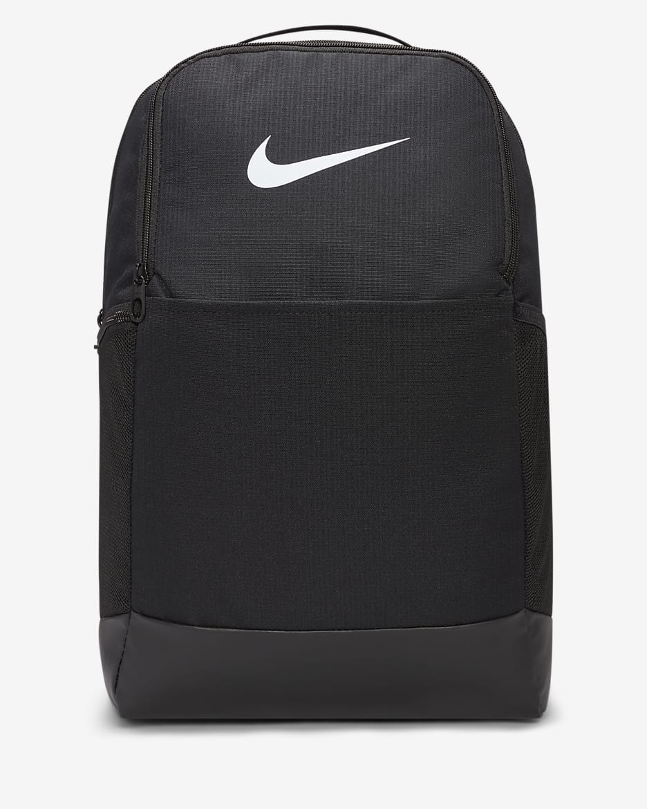 Nike Brasilia 9.5 训练双肩包 - 黑/黑/白色