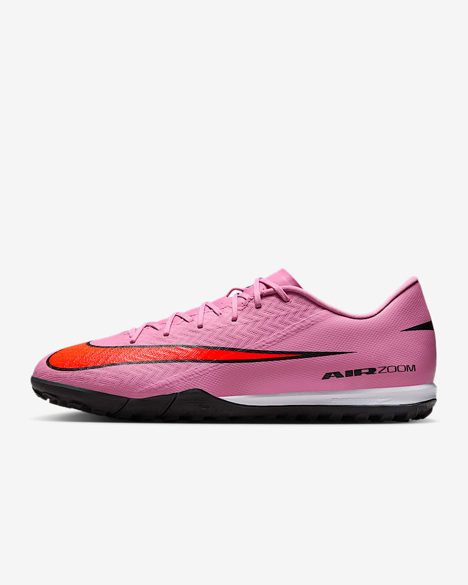 Nike Mercurial Vapor 16 Academy 耐克刺客系列人造场地低帮足球鞋 - 神秘火烈鸟红/鲜橙红/黑