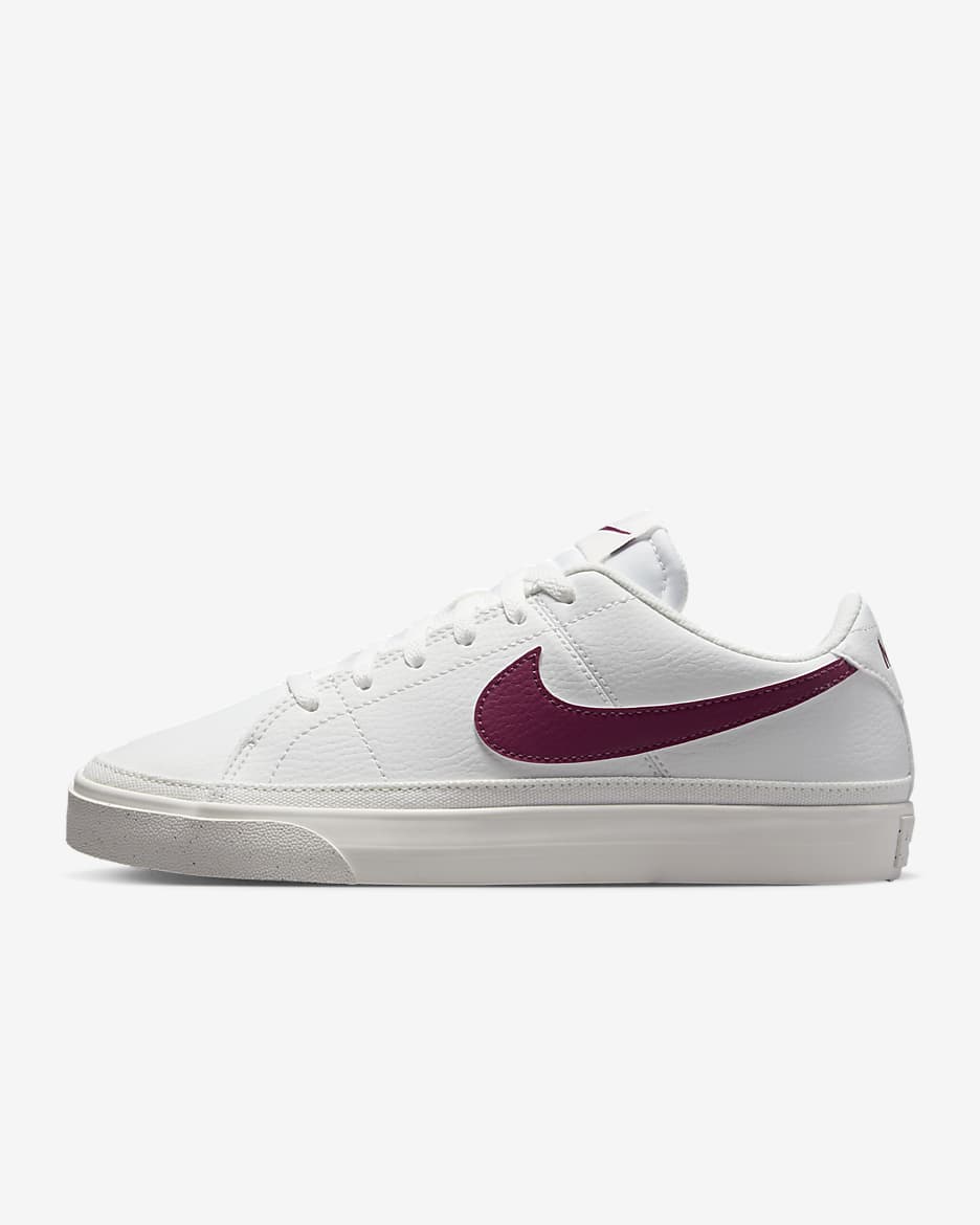 Nike Court Legacy Next Nature 女子运动鞋板鞋 - 山峰白/帆白/珍珠粉/紫檀红