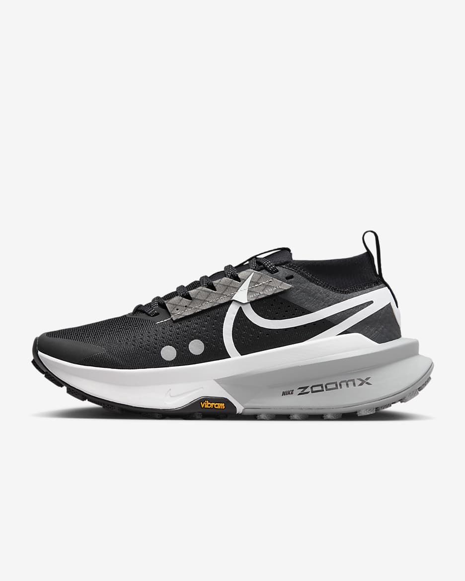 Nike Zegama 2 女子户外越野跑步鞋 - 黑/狼灰/煤黑/白色
