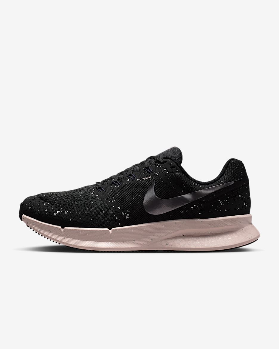 Nike Run Swift 3 女子公路跑步鞋 - 黑/金属银/黑紫/金属暗灰