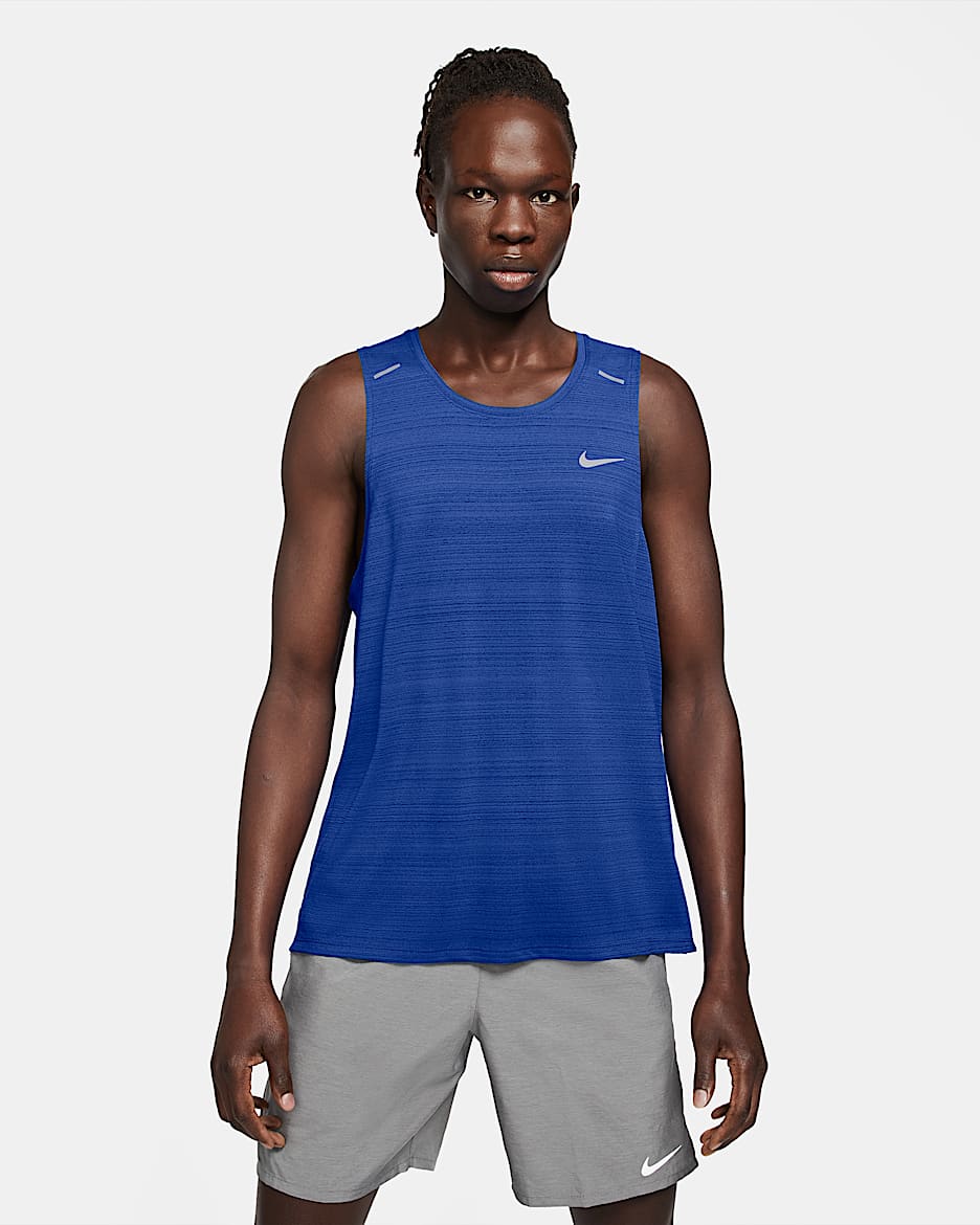 Nike Dri-FIT Miler 男子跑步背心 - 游戏宝蓝