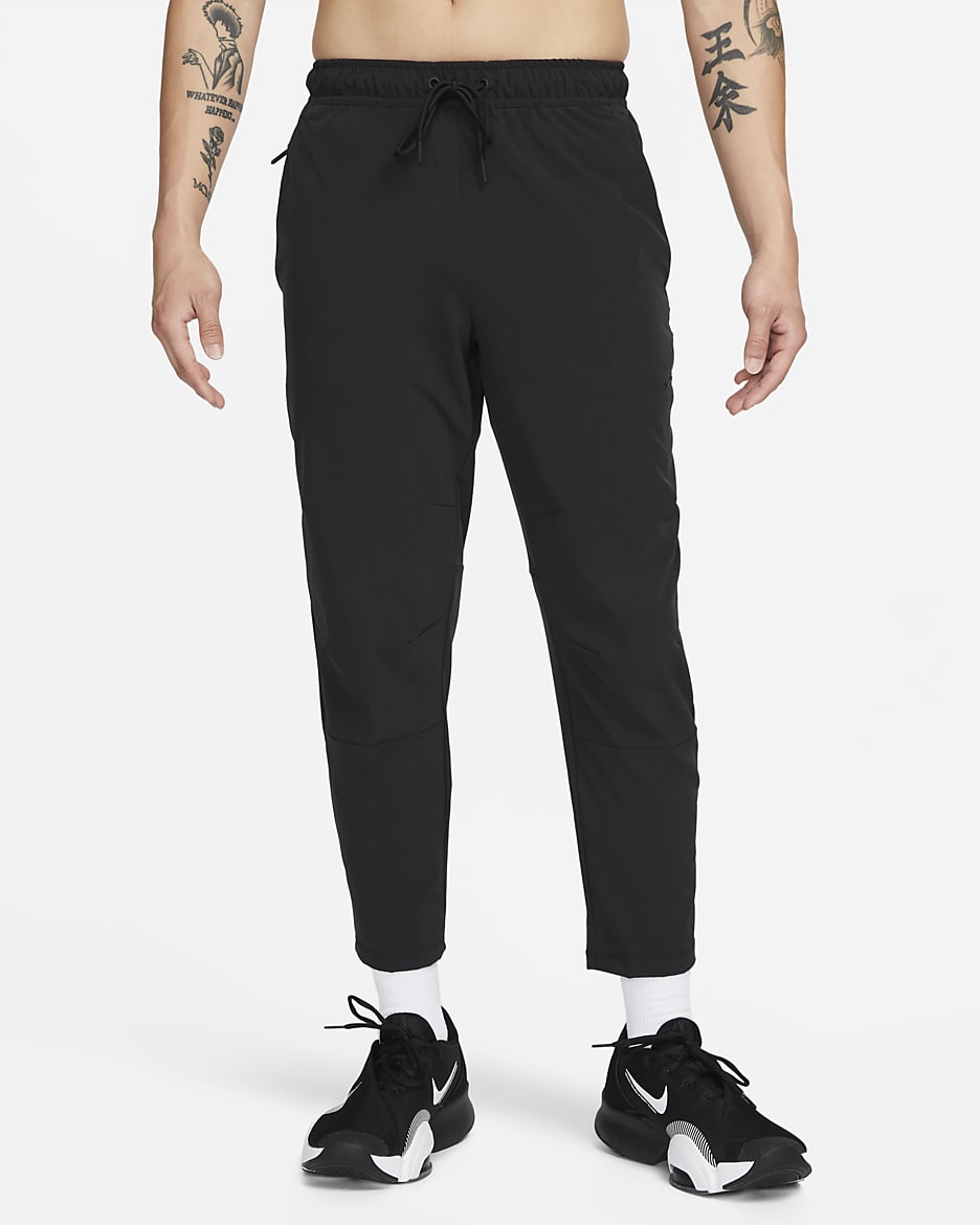 Nike Unlimited Dri-FIT 男子透气速干百搭长裤 - 黑/黑/黑