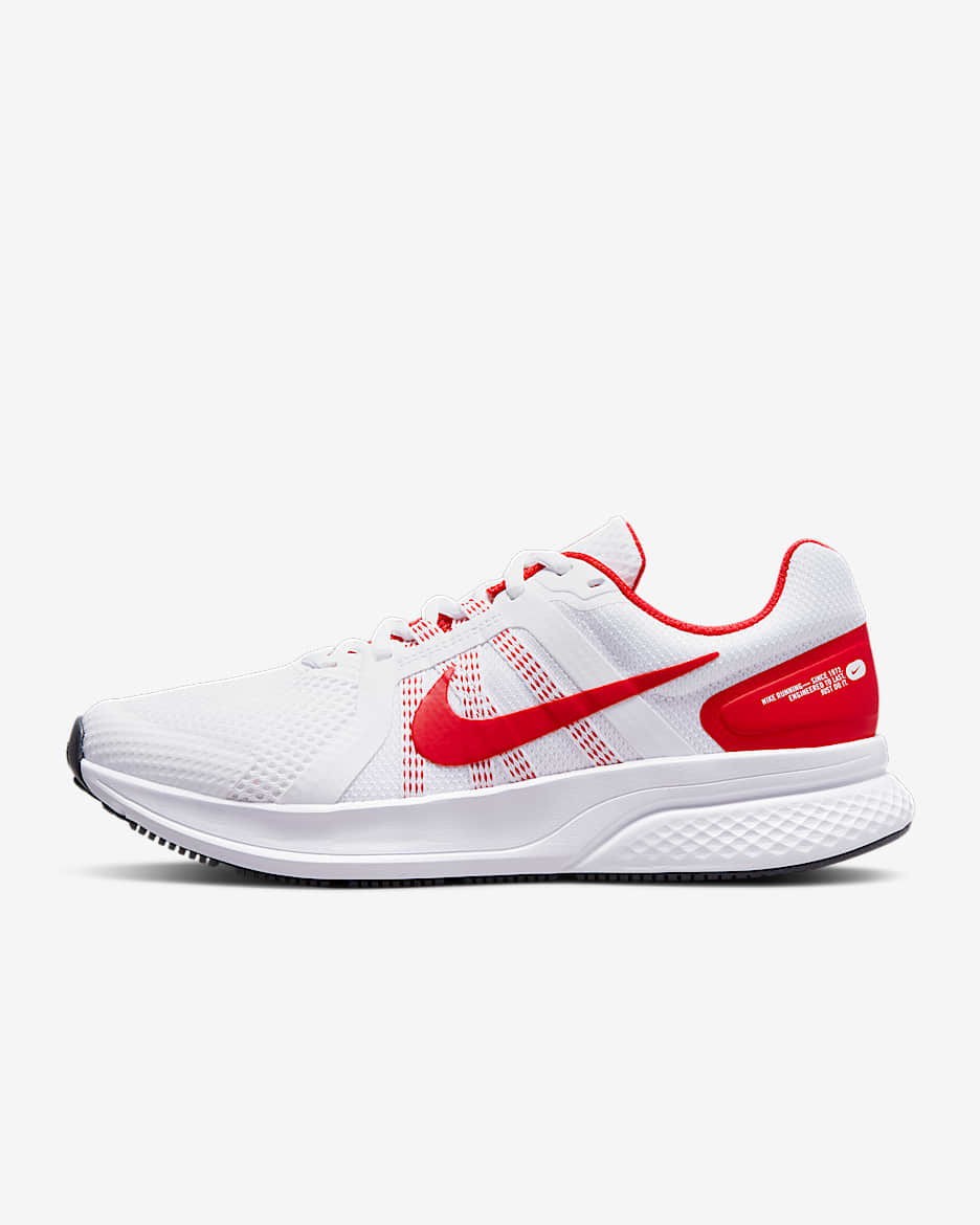 Nike Run Swift 2 女子公路跑步鞋 - 白色/神秘焰火色/灰黑/大学红
