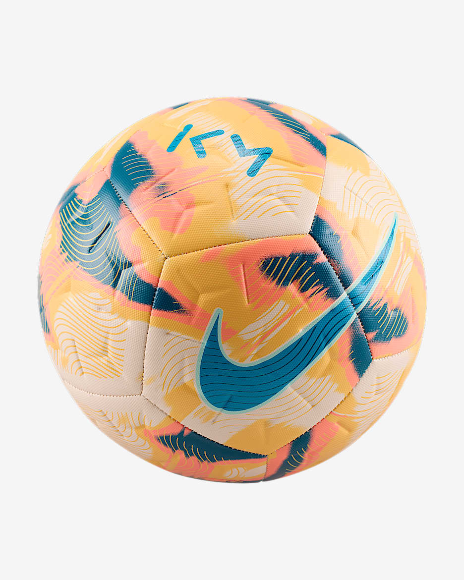 Nike Academy "Kylian Mbappé" 姆巴佩足球 - 冰番石榴色/浅甜瓜橙/深渊绿
